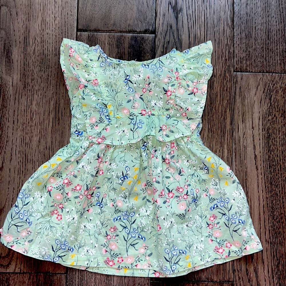 NWOT Old Navy infant floral ruffle top summer dress